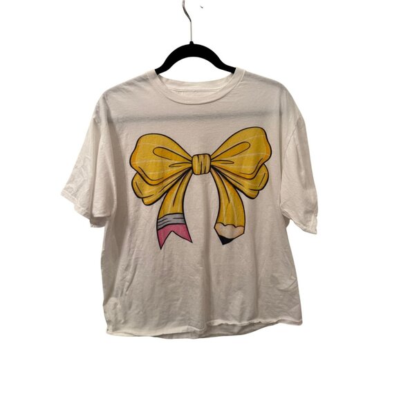 Women's teacher bow/pencil top size large - Picture 1 of 2